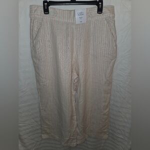 Croft & Barrow Womens Striped Pant